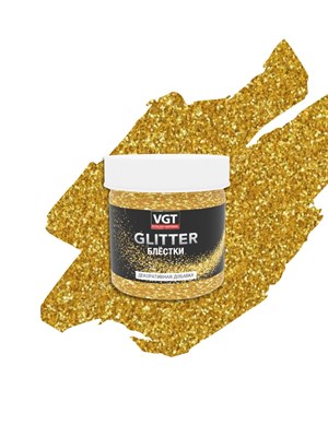 Пигмент PET GLITTER блестки (золото) 0,05кг ВГТ - фото 30823