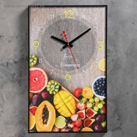 4812330 Часы настенные  Тропические фрукты , 57х35х4 см