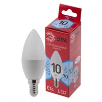 лампа светод ЭРА RED LINE LED smd B35-10w-840-E14