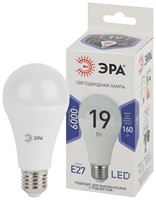 Лампочка светодиодная ЭРА LED A65-19W-860-E27 E27 / Е27 19Вт груша холодный																									 7462